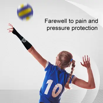 1 Чифт полезни защитни облицовки за ръце, мини еластични волейболни спортни armlets Изображение
