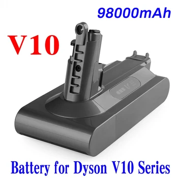 100% Замяна на литиево-йонна батерия 25,2 V 98000mAh За Прахосмукачка Дайсън Cyclone V10 Absolute SV12 V10 Fluffy V10 Изображение