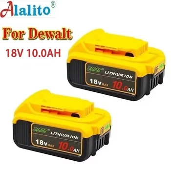 18 В 10Ah за електрически инструменти Dewalt Батерия Dewalt DCB180 DCB181 DCB182 DCB201 DCB201-2 DCB200 DCB200-2 DCB204-2 Изображение