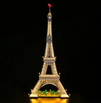 2022 НОВИ ИКОНИ 1,5 М Височината на Айфеловата Кула 10307 10001 бр. Париж на Световно Известната Архитектура Строителни Блокове, Тухли, Играчки За Възрастни Подарък Изображение