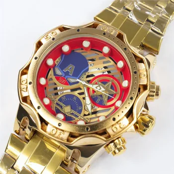 2023 Invincibles Мъжки часовник Луминесцентно Луксозни ръчни часовници с голям циферблат INVICT Reloj Hombre Relógio за дропшиппинга Изображение
