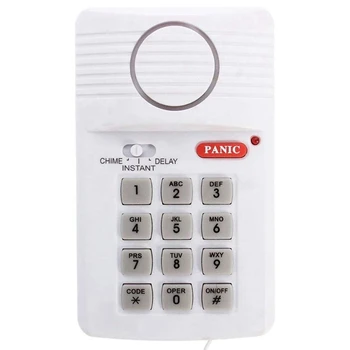 2X Силна Безжична врата алармена система с кнопочной панел за вашия офис, гараж навес Изображение