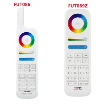 FUT089Z 7-зонный Слаби RGB + CCT Безжично дистанционно управление/FUT086 Управление на Включването/выключением на цвета RGB и на яркостта за лампи и Zigbee 3.0 Изображение