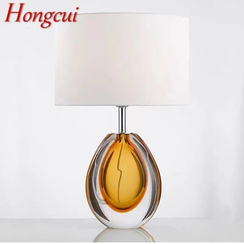 Hongcui Nordic Съвременна Настолна лампа с Глазура Модерно Изкуство Дневна Спалня Хотел LED Индивидуалност, Оригиналност Настолна лампа Изображение