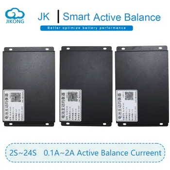 JK Smart Balancer 16S 24S 24V 48V 1A 2A Активен Баланс Еквалайзер ток с RS485 CAN БТ APP Литиево-йонна батерия Lifepo4 LTO 18650 Изображение