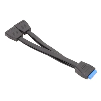 USB3.0 Газа от 1 до 2 19Pin USB-удължител за дънната платка на компютъра R9UA Изображение