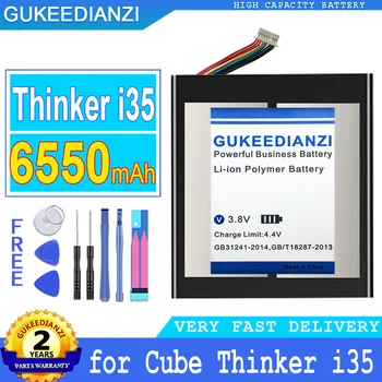 Батерия GUKEEDIANZI капацитет 6550 ма за tablet PC ALLDOCUBE Cube Thinker i35 Голяма Мощност Bateria