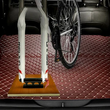 Велосипеден фиксиран скоба на предната вилици Бърз монтаж за монтиране на предната вилици от алуминиева сплав за шоссейного наем Гъвкава поставка за велосипед МТВ Изображение