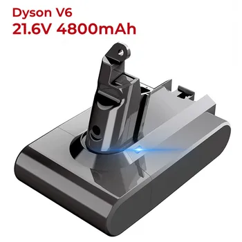 Дайсън V6 21,6 На 4800 mah капацитет Литиево-йонна Батерия за Прахосмукачка Дайсън V6 DC58 DC59 DC61 DC62 DC72 DC74 595 650 770 880 Изображение