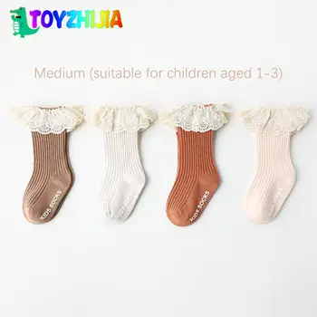 Детски топли чорапогащи, Сладки памучни чорапи за малки момичета, пролетните чорапи унисекс, за деца с анимационни герои Изображение