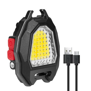 Джобен Мини-ключодържател USB аварийни магнитни работни светлини походный фенер Изображение