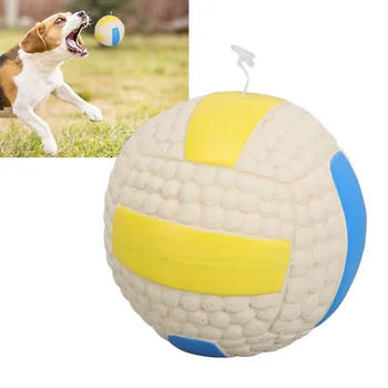 Играчки за кучета Еластичен каучук твърди топка за кучета, устойчиви на кучета и кучета жеванию, играчки за тренировки по хвърляне и възстановяване на открито Изображение