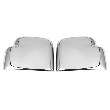 Капачки за огледала за обратно виждане, декоративна капачка на страничните огледала за Suzuki Jimny 2007-2017, Автомобили стикер сребрист цвят Изображение
