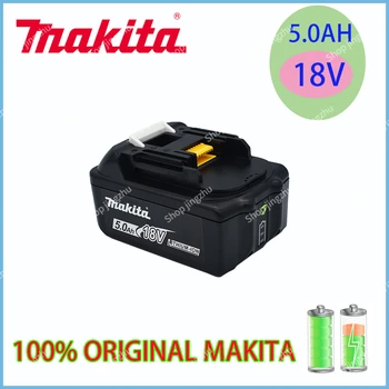 Литиево-йонна електроинструмент Makita 18V 5.0 AH акумулаторна батерия за Makita BL1830 BL1840 BL1850 BL1860 Изображение
