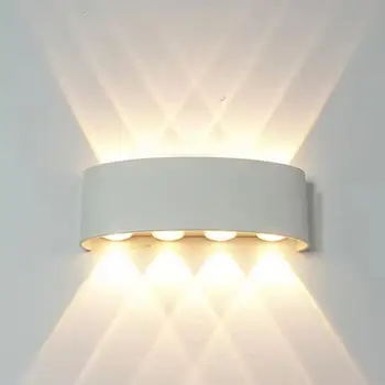 Монтиран на стената лампа, улично led осветление стена, висока яркост, водоустойчив, защита от корозия, за лесна инсталация в коридора, led лампа Изображение