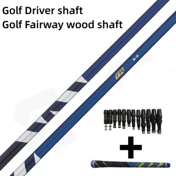 Нов вал стика за голф, син/черен, от графитового материал 5/6, драйвер за голф и дървен вал за фарватера, Началната буш и ръкохватка Изображение