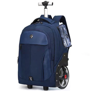 Нов дизайн, багажа си на количка, чанта за рамо с голямо колело, пътен мъжки/женски на куфар с голям капацитет, лесен посадъчен пътна чанта Изображение