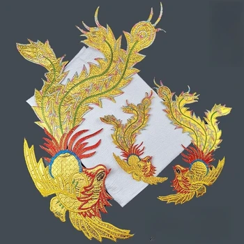 Паста за бродиране на Финикс Паста за украса на облекло в национален стил в стил Шинуазри Изображение