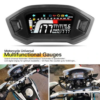Професионален дигитален скоростомер за мотоциклети, километраж, сензори за мотоциклети, датчици за температурата на водата, подходящи за MSX125 LX0E Изображение