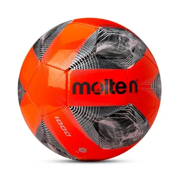 Разтопени футболни топки от мек TPU, размер 5, изработена машина топката ярки цветове, устойчив на абразия, тренировъчен футболен мач, уличен футбол Изображение