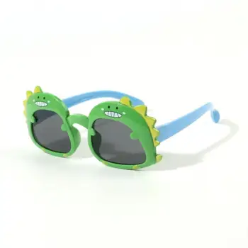Слънчеви очила с UV-защита в стил Мультяшного динозавър, Защита от слънцето на открито, Реколта детски слънчеви очила с поляризация Uv400, Сладък Класически Летни Изображение