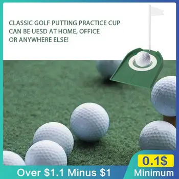 Тренировъчен диск за голф Home Green Аксесоари за голф Тренировъчен диск за стикове Не е Треньор за стикове за голф Cpe Plastic Office Изображение