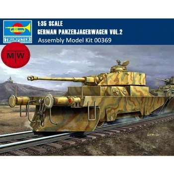 Тромпетист 00369 1/35 Мащаб Немски Panzerjagerwagen Vol.2 Военни пластмасови сглобяеми модела комплекти Изображение