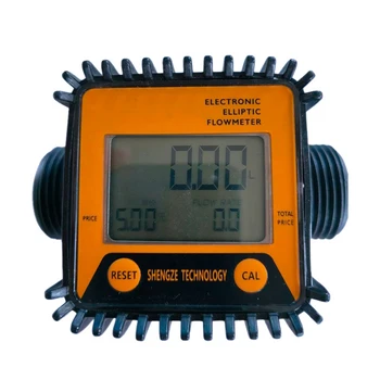 Турбинен разходомер с електронен дисплей За измерване на разхода на метанол Брояч Разходомер Урея Изображение