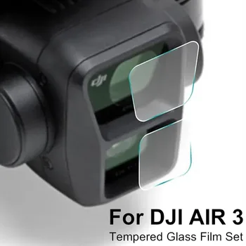 Филм от закалено Стъкло за DJI Air 3, Защитни фолиа за екрана на камерата Дрона, Защитата на Обектива от надраскване, Защитно Фолио за DJI Air 3, Аксесоари Изображение