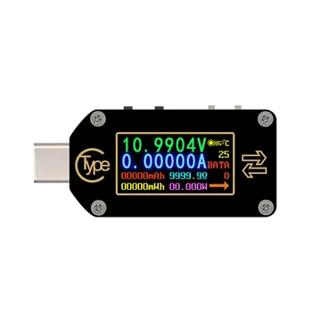 Rd Tc66 Type-C Pd Trigger, USB Волтметър Амперметър Напрежение 2-Лентов Измервателният ток Мултицет Зарядно устройство Pd Батерия USB Tester1 Изображение