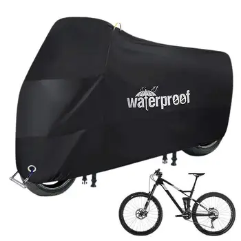Калъф за велосипед, водоустойчив регулируеми ластични колани, велосипеди брезент, велосипедна палатка, многофункционален калъф за велосипеди, велосипеди калъф Изображение