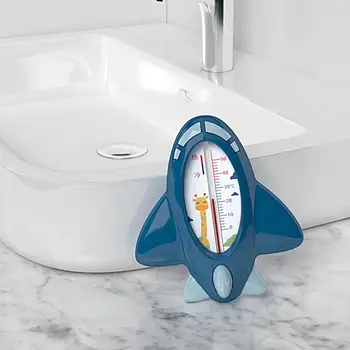 Креативен термометър за вода, ясни цифри, Сигурен термометър за вана Термометър за температурата на водата в детската вана Изображение