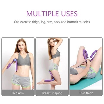 Многофункционален тренажор за краката, ръцете, гърдите, кръста, мускулите на бедрата, стяга за фитнес упражнения Изображение