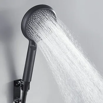 Накрайник за душ Мултифункционален пулверизатор Аксесоари за баня Спестяване на вода Регулируем накрайник за душ с Високо налягане, Дюза за вани Изображение