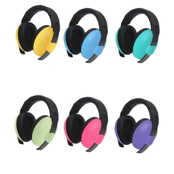 Нови 6 цвята, Регулируеми Детски Антифони За Защита на Слуха, Защитни Слушалки намаляване на шума Защита на Ушите на Бебето Baby Изображение