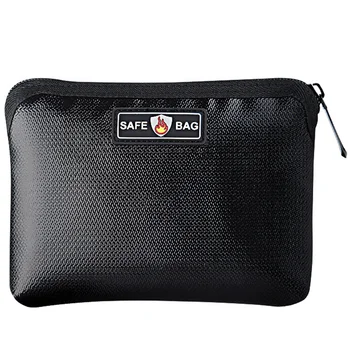 Пожароустойчива чанта за файлове Органайзер За съхранение на Многофункционален джобен защитен калъф Мини-Етикети Универсален държач Изображение