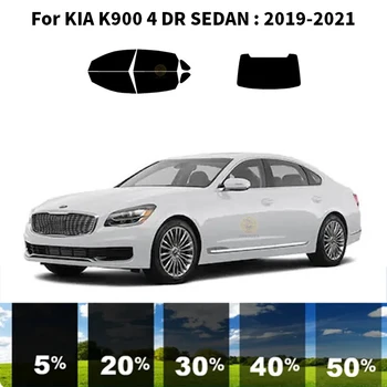 Предварително Обработена нанокерамика car UV Window Tint Kit Автомобили Прозорец Филм За KIA K900 4 DR СЕДАН 2019-2021 Изображение