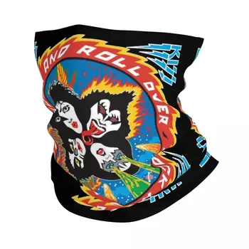 Рок-група Demon Kiss, рок-н-рол, Зима топло за врата, мъжки ветрозащитный шал за лице, ски гетра, превръзка на главата Изображение