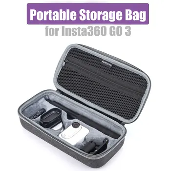 Устойчиво На надраскване Чанта за носене Insta360 GO 3, Защитна кутия, Чанта за съхранение на Аксесоари за екшън камери Insta360 GO3 Изображение