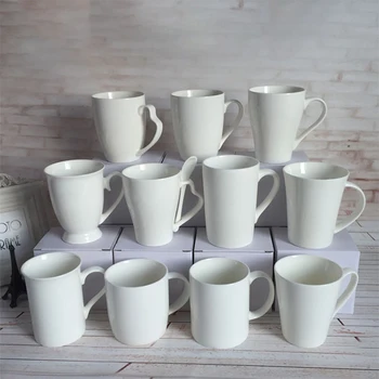 Чаени чаши от чисто бяло костен порцелан, Английски Порцелан, Керамика чаша за кафе, Эмалированная чаша, Порцеланова чаша за поръчка Изображение