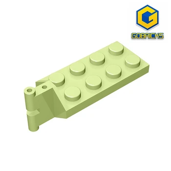 Шарнирная плоча Gobricks GDS-1135 2 x 4 с шарнирно съединение - включете съвместимо с детски развивающими конструктори lego 3639 
